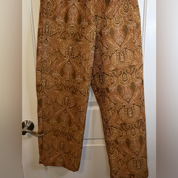 Urban Outfitters Jacquard Beach Pant Retro 70s Vintage Inspired Argyle Print - Picture 5 of 9